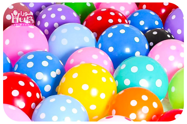 Spotted-latex-balloon